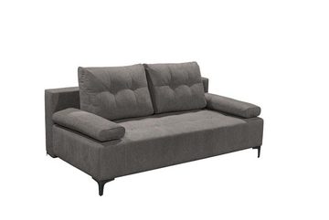 ED EXCITING DESIGN Schlafsofa, Molina Schlafsofa 203 x 107 cm Polstergarnitur Sofa Couch Anthrazit