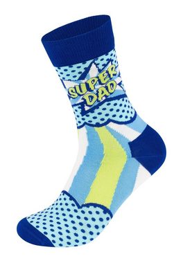 Happy Socks Basicsocken 3-Pack Football-Super Dad-Beer Socks Aus weicher Baumwolle