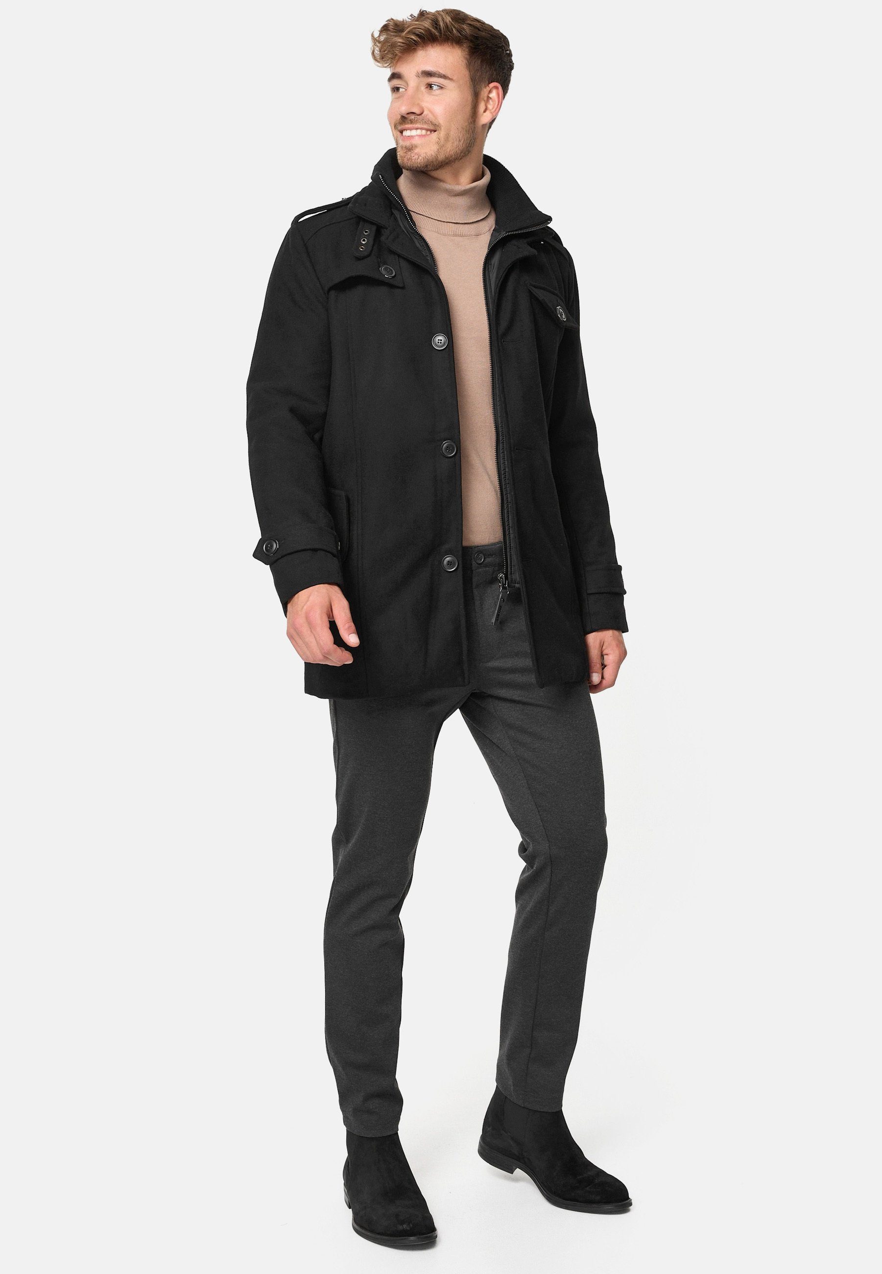 Indicode Kurzmantel Herren Brandon Mantel Winter Herrenmantel