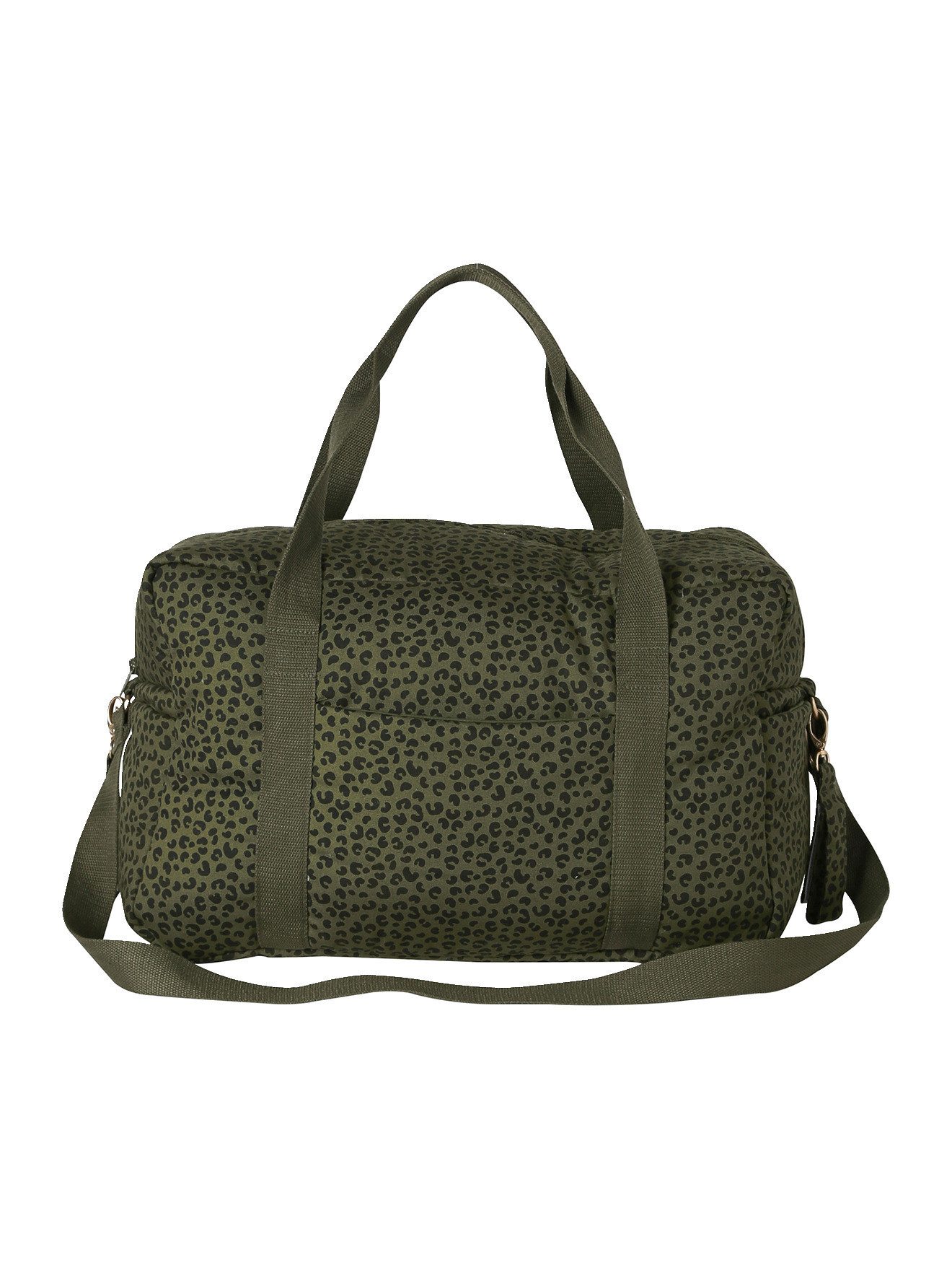 vertbaudet Wickeltasche mit Leopardenmuster, Canvas
