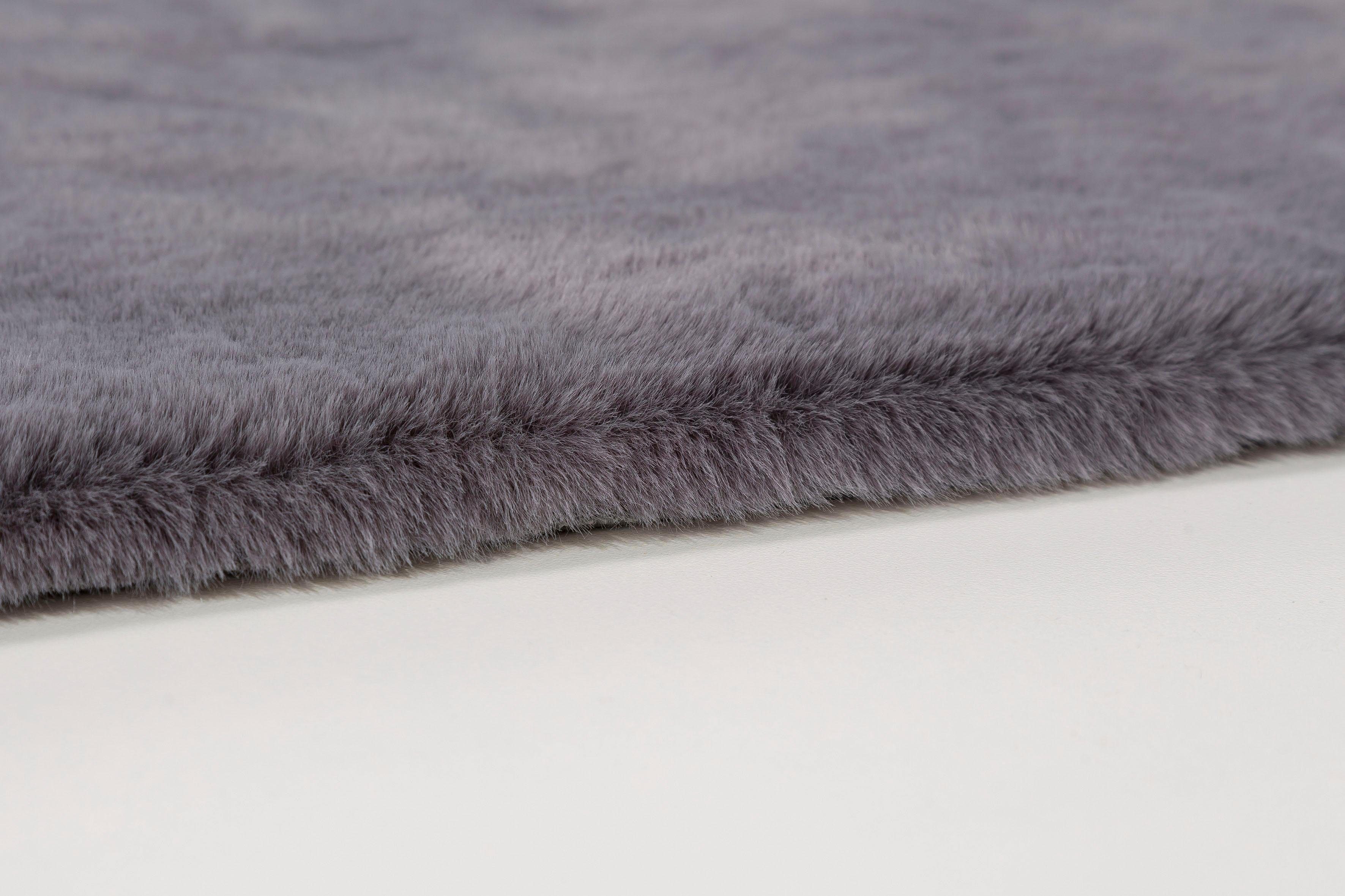 SCHÖNER WOHNEN-Kollektion Badematte Bali, Höhe 29 mm, rutschhemmend beschichtet, fußbodenheizungsgeeignet, Polyester, rechteckig, Fell Haptik, kuschelig, Badezimmerteppich, waschbar