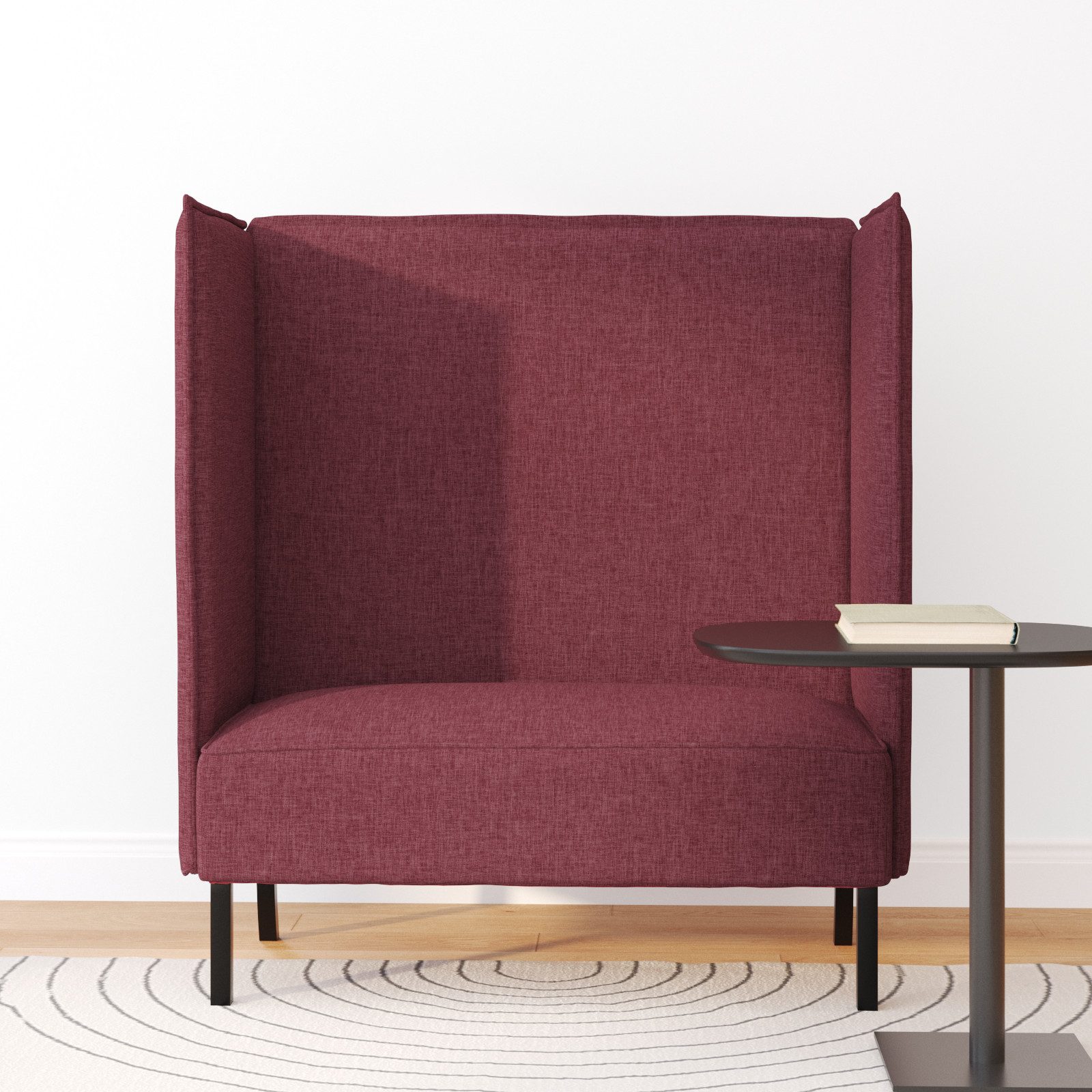 vidaXL Sofa Hochlehner Sofa Burgunderrot 109x56x121 günstig online kaufen