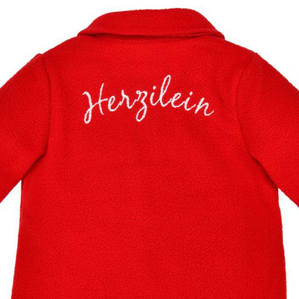 BONDI Strickjacke BONDI Mädchen Trachten Fleecejacke 'Herzilein' 866
