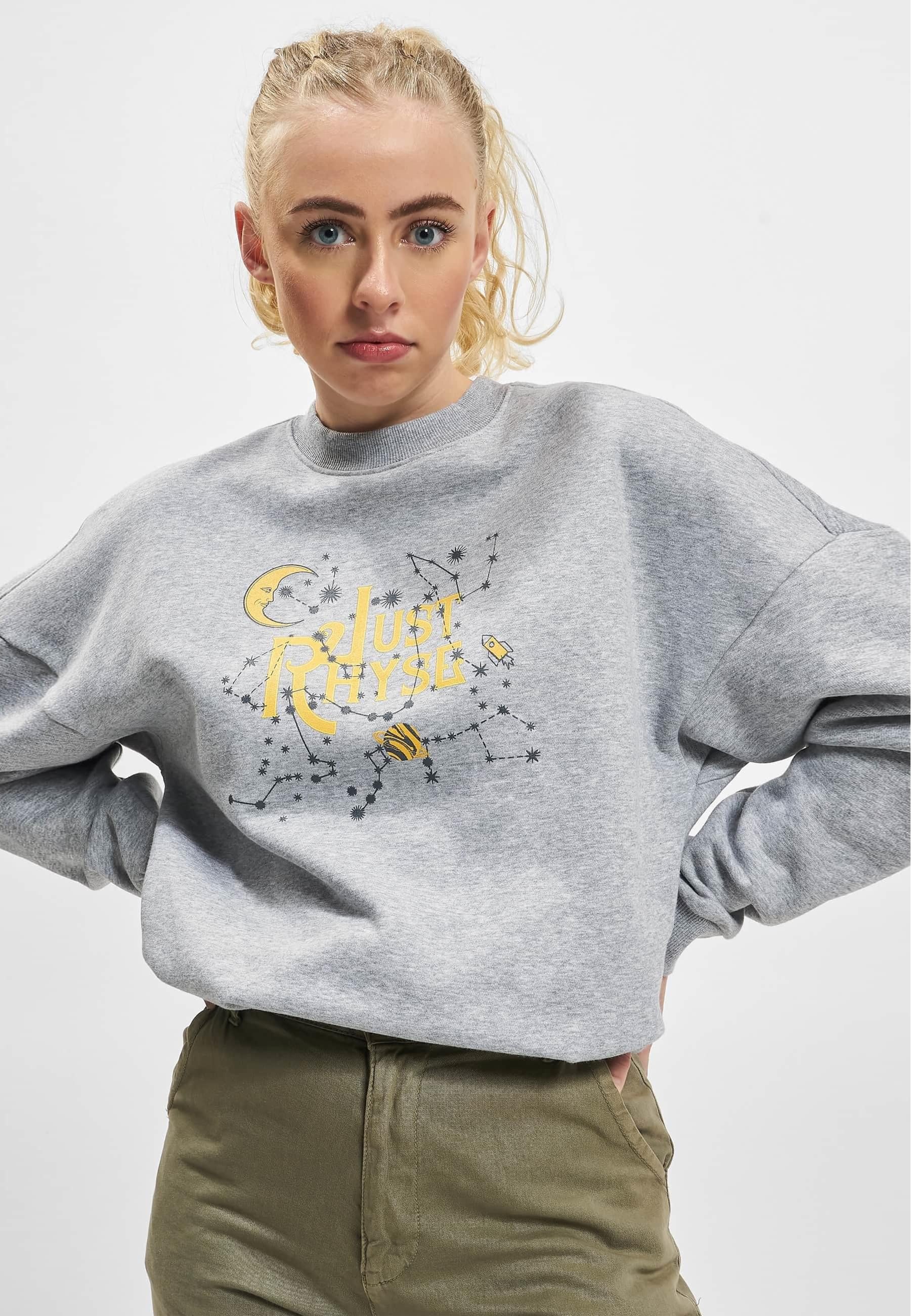 Just Rhyse Sweater Just Rhyse Damen Just Rhyse Stars Crewneck (1-tlg)