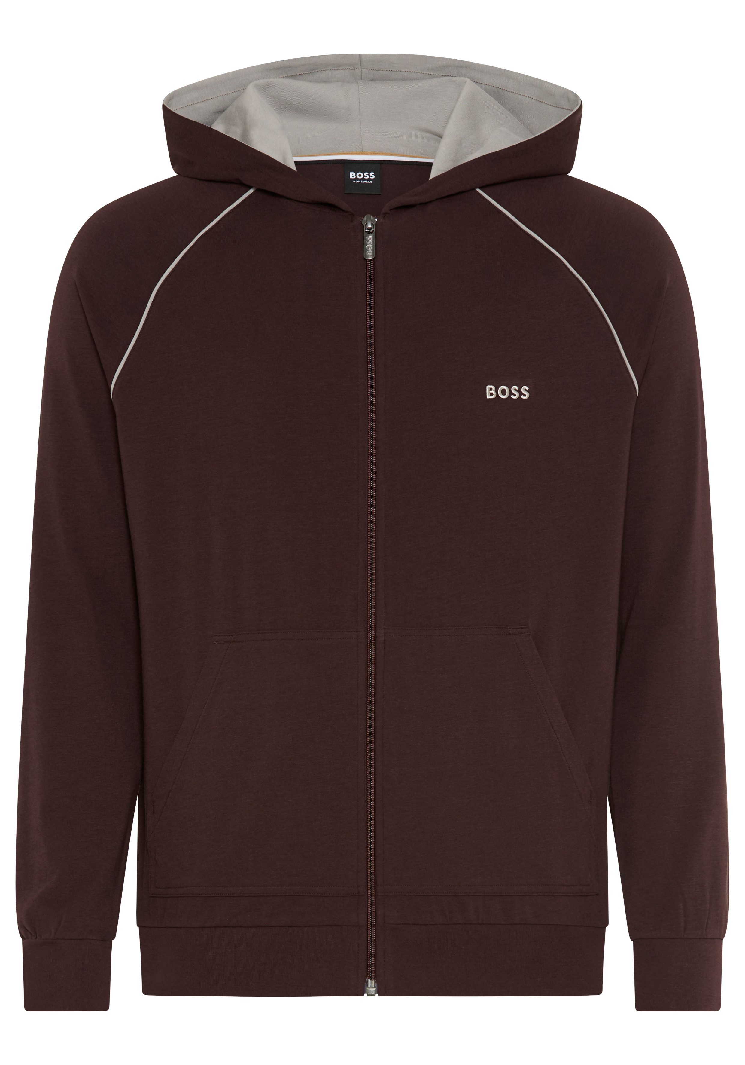BOSS Kapuzensweatjacke Mix&Match Jacket H mit Kängurutasche – Bild 2 von 3