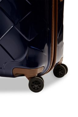 Stratic Trolley Leather&More - Hartschalen-Koffer M (bis 66cm), 4 Rollen Rollen