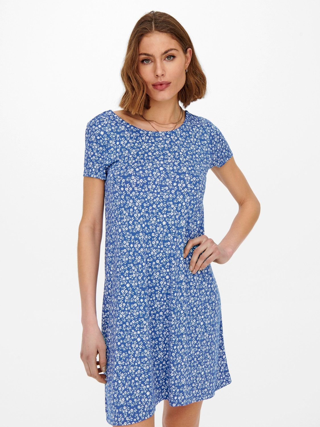 ONLY Minikleid ONLBERA BACK LACE UP S/S DRESS JRS NOOS Sommerkleid günstig online kaufen