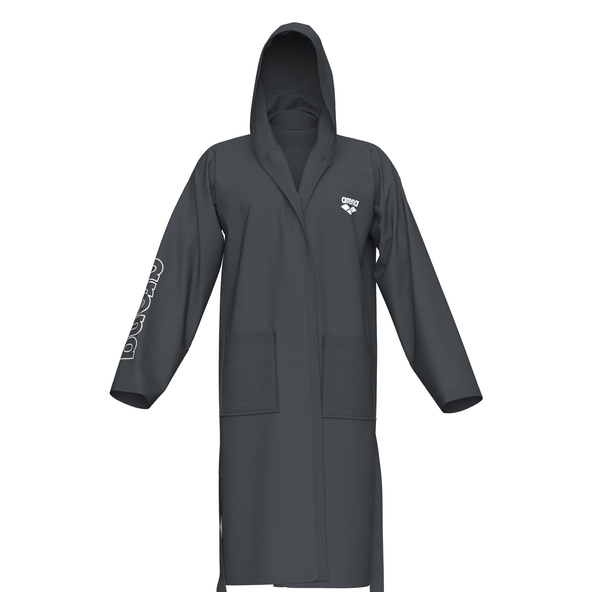 Arena Bademantel Arena Unisex Bademantel Zeal Robe 009032, Standardgröße, Ohne Verschluss