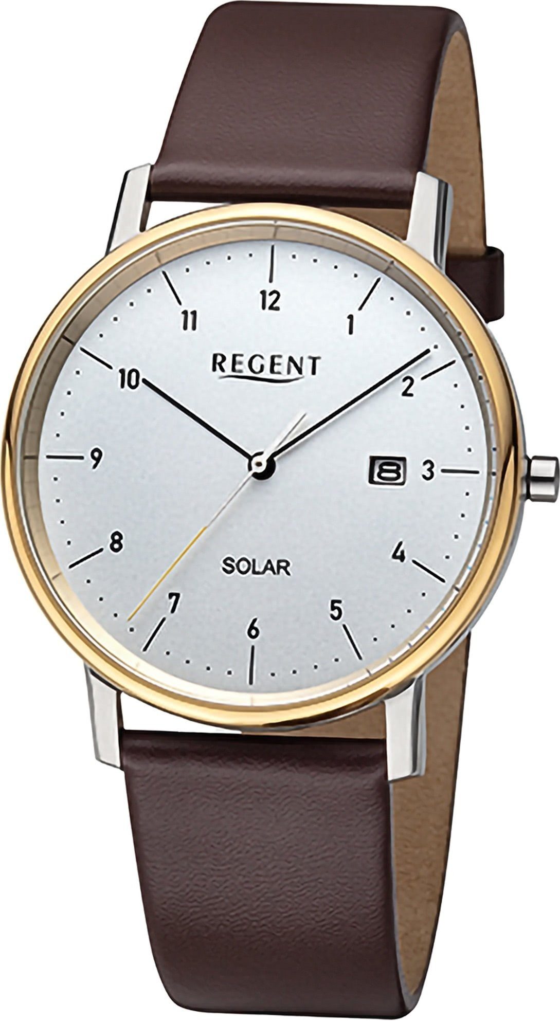 Solaruhr Regent Herren Solaruhr Analog Lederarmband
