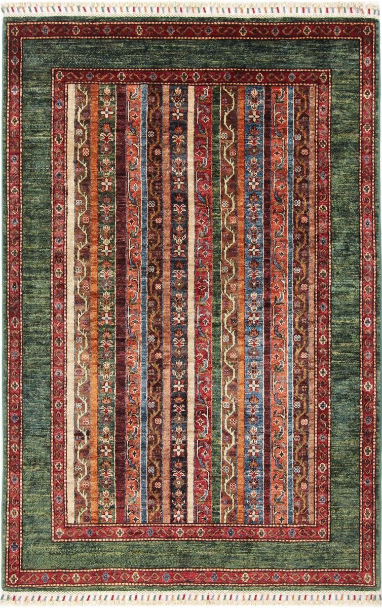 Orientteppich Arijana Shaal 124x195 Handgeknüpfter Orientteppich, Nain Trading, rechteckig, Höhe: 5 mm