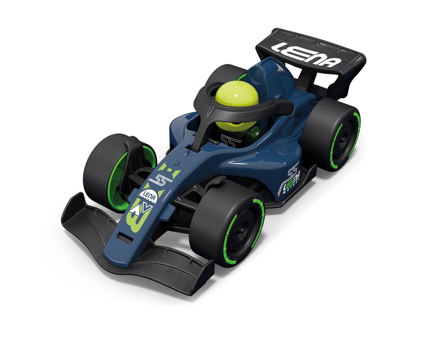 Lena® Spielzeug-Rennwagen Formel Rennwagen, dunkelblau, Made in Europe