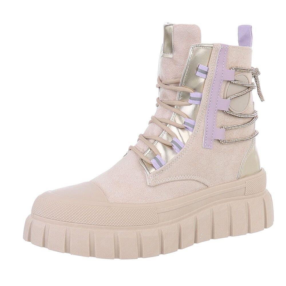 Ital-Design Damen Schnürschuhe Freizeit Schnürstiefelette (87417851) günstig online kaufen
