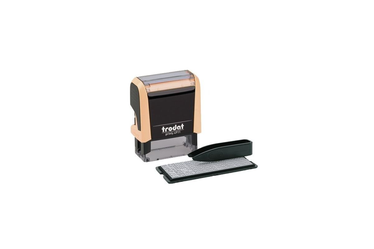 TRODAT Stempel Printy Typom 4.0/SB Paste Cre+Kis schw 4911