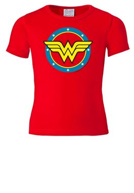 LOGOSHIRT T-Shirt DC - Wonder Woman Logo Circle mit Wonder Woman-Logo