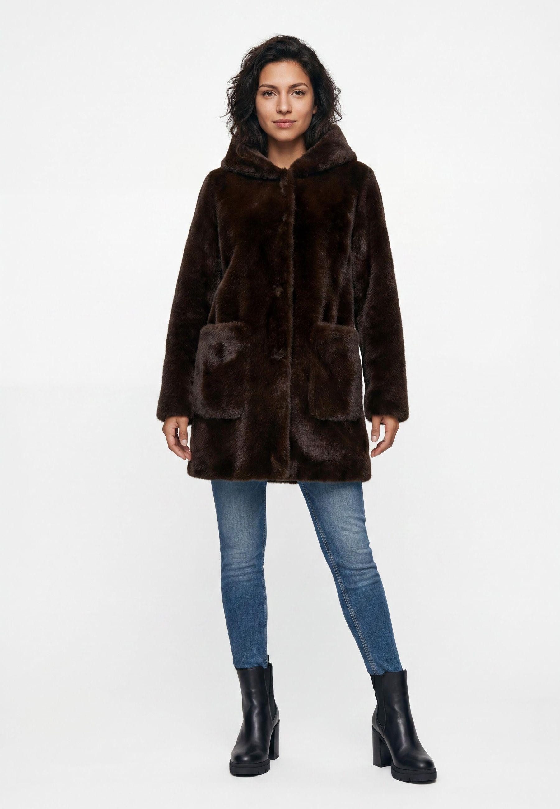 Milestone Wendejacke MSSerafina Damen Jacke beidseitig Übergangsjacke