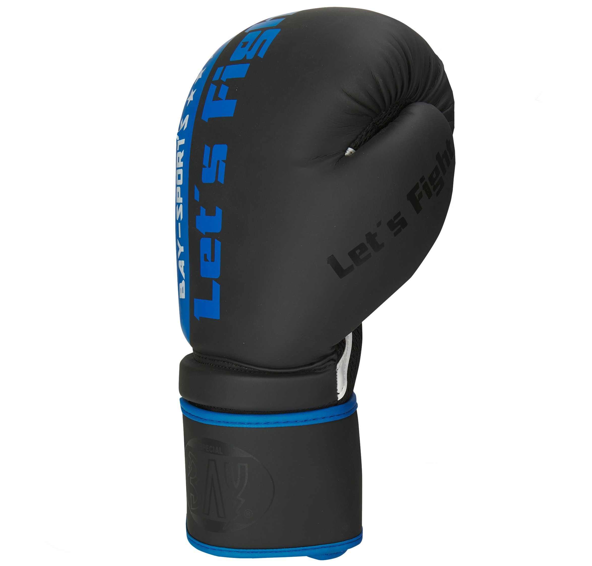 Boxen Kickboxe Box-Handschuhe blau Mesh Lets Boxhandschuhe Fight BAY-Sports