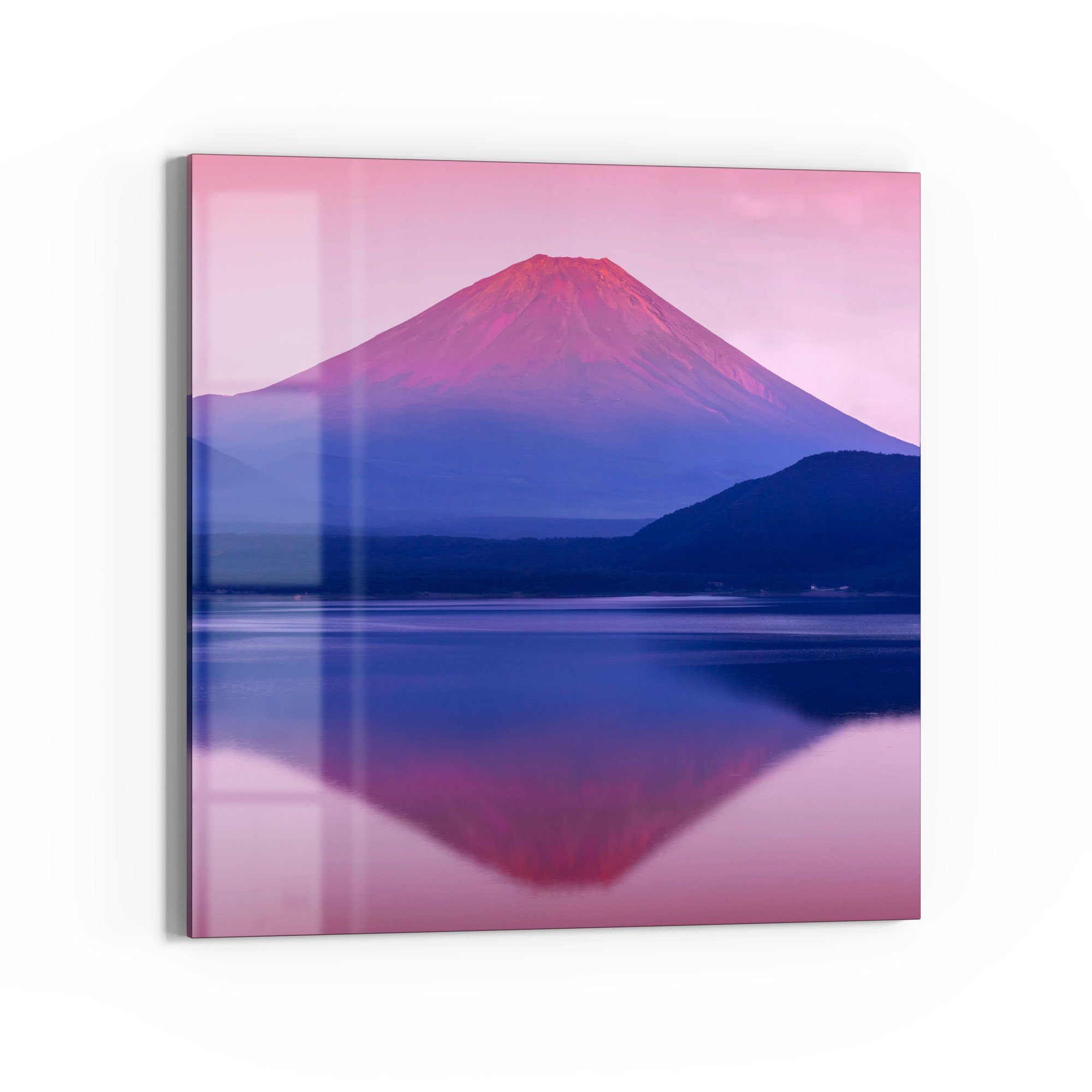 DEQORI Magnettafel 'See Motosu und Mt. Fuji', Whiteboard Pinnwand beschreibbar
