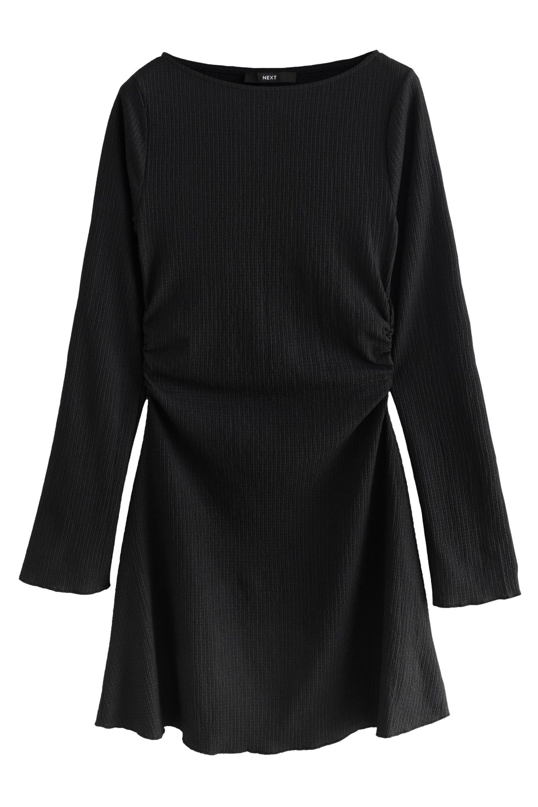 Next Minikleid Gerafftes Minikleid mit langen günstig online kaufen