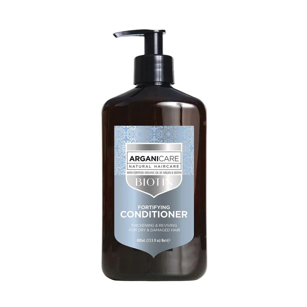 Arganicare Haarpflege-Set, Biotin, Haarspülung, Kräftigend und reparierend