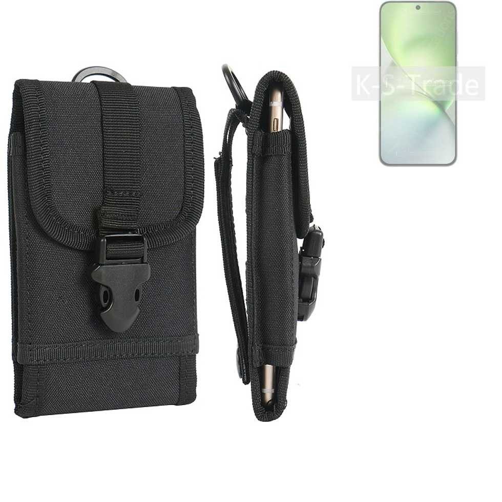 K-S-Trade Handyhülle für Vivo X200 Pro mini, Holster Handy Hülle Holster Handytasche Gürtel Tasche Schutz