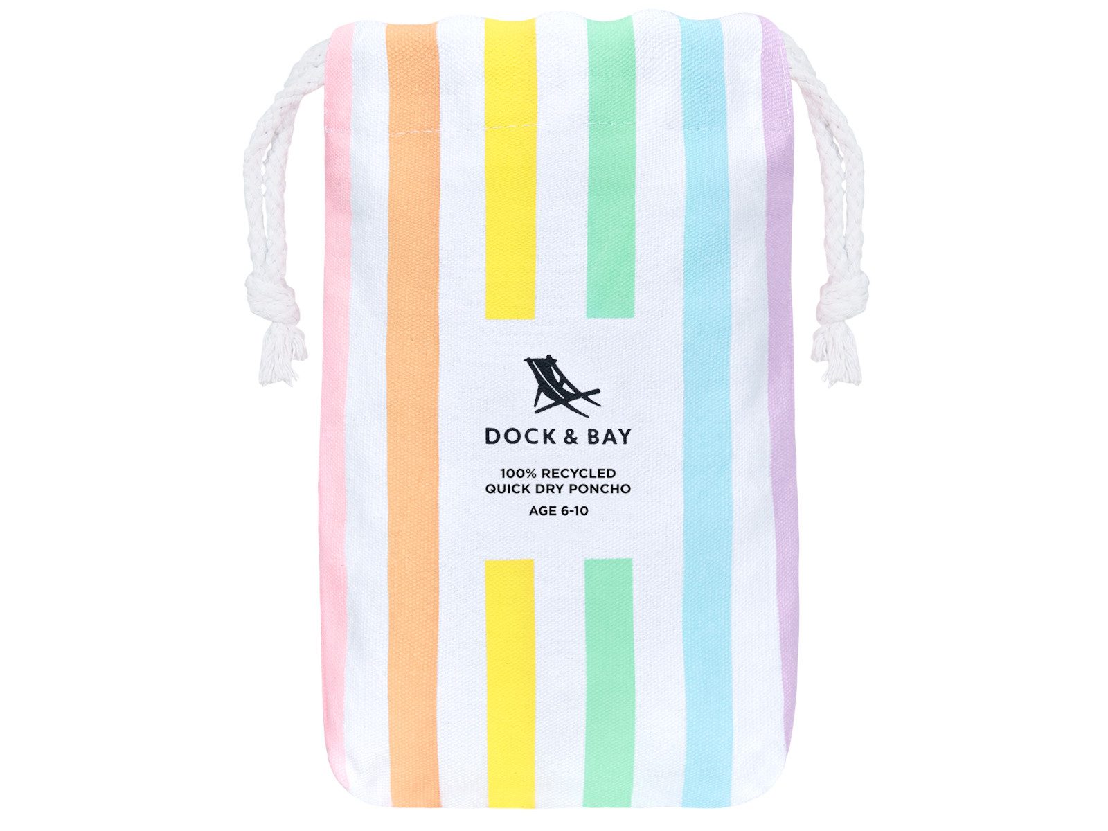Dock & Bay LTD c/o Strandtuch Kinder-Badeponcho Unicorn Waves 75x55cm, Polyester (PONCHK-SUM-MD-UNICN-NS) – Bild 3 von 5