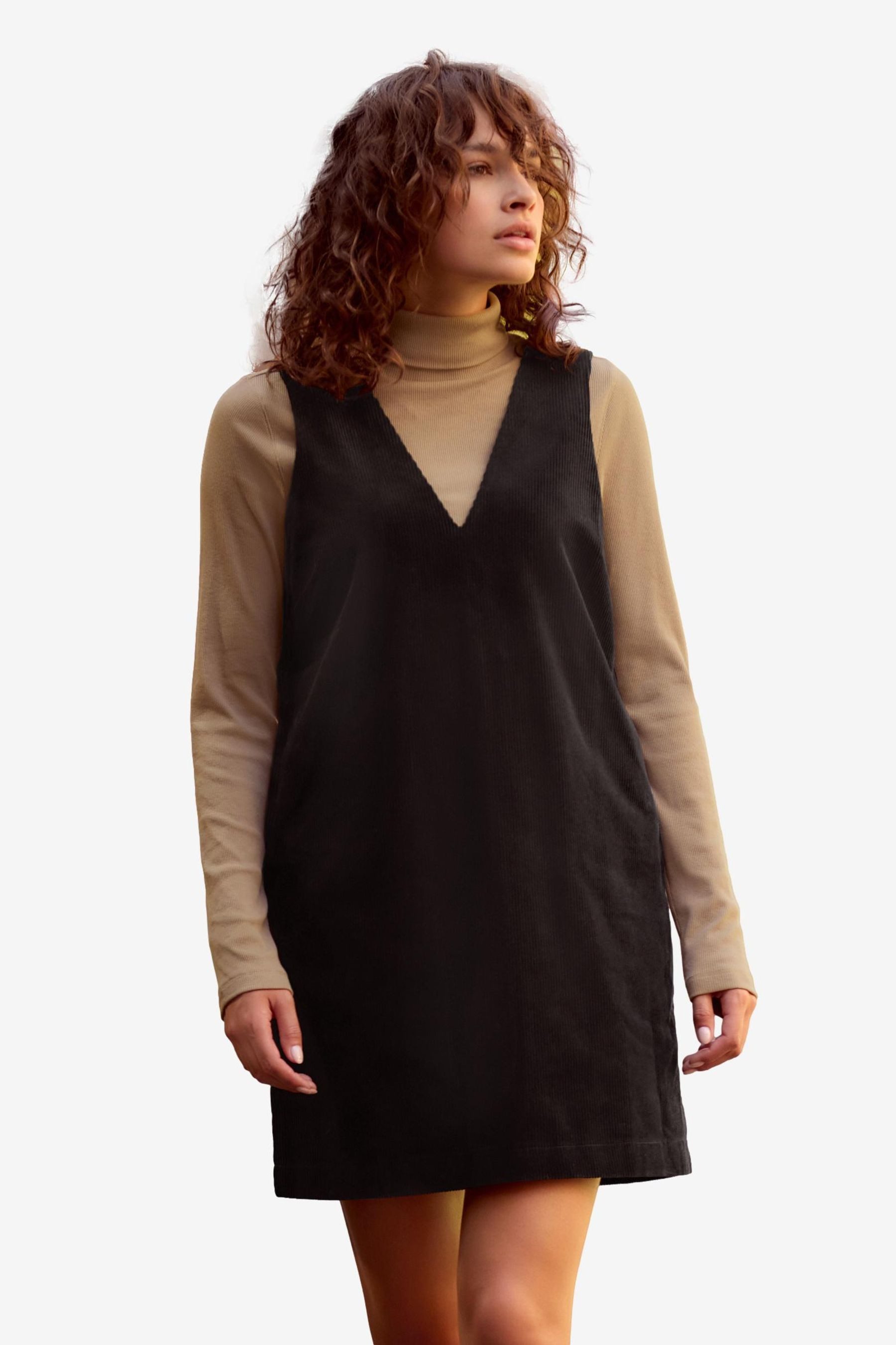 Rooscier Damen-Minikleid Kurzärmlig Mit Knopfleiste & Schleife – Elegantes Businesskleid, Lockere Passform