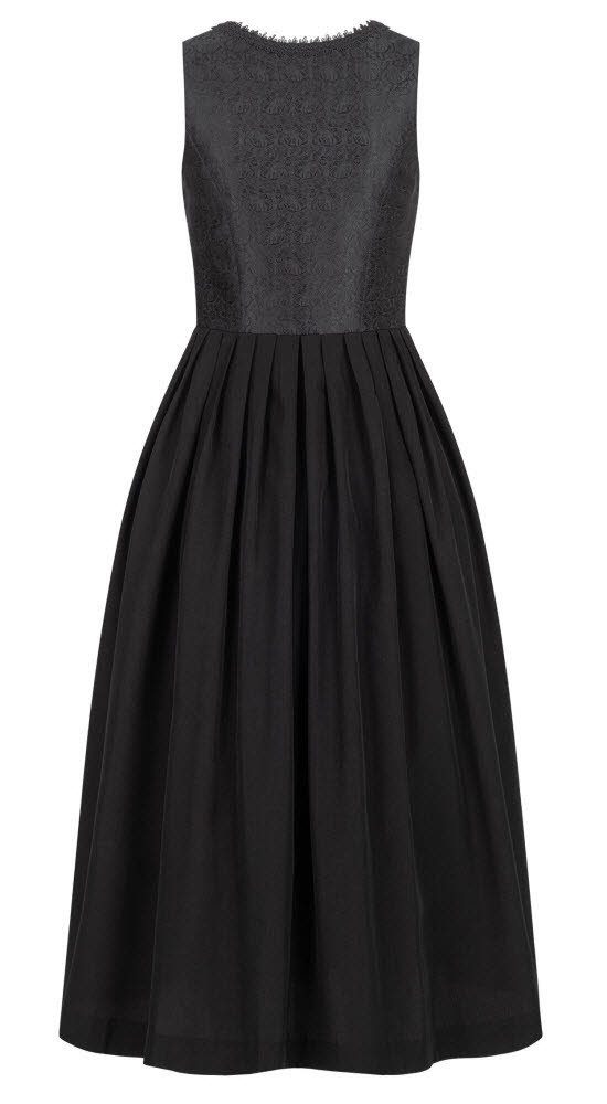 Nübler Trachtenkleid Gastrodirndl Saskia in Schwarz günstig online kaufen