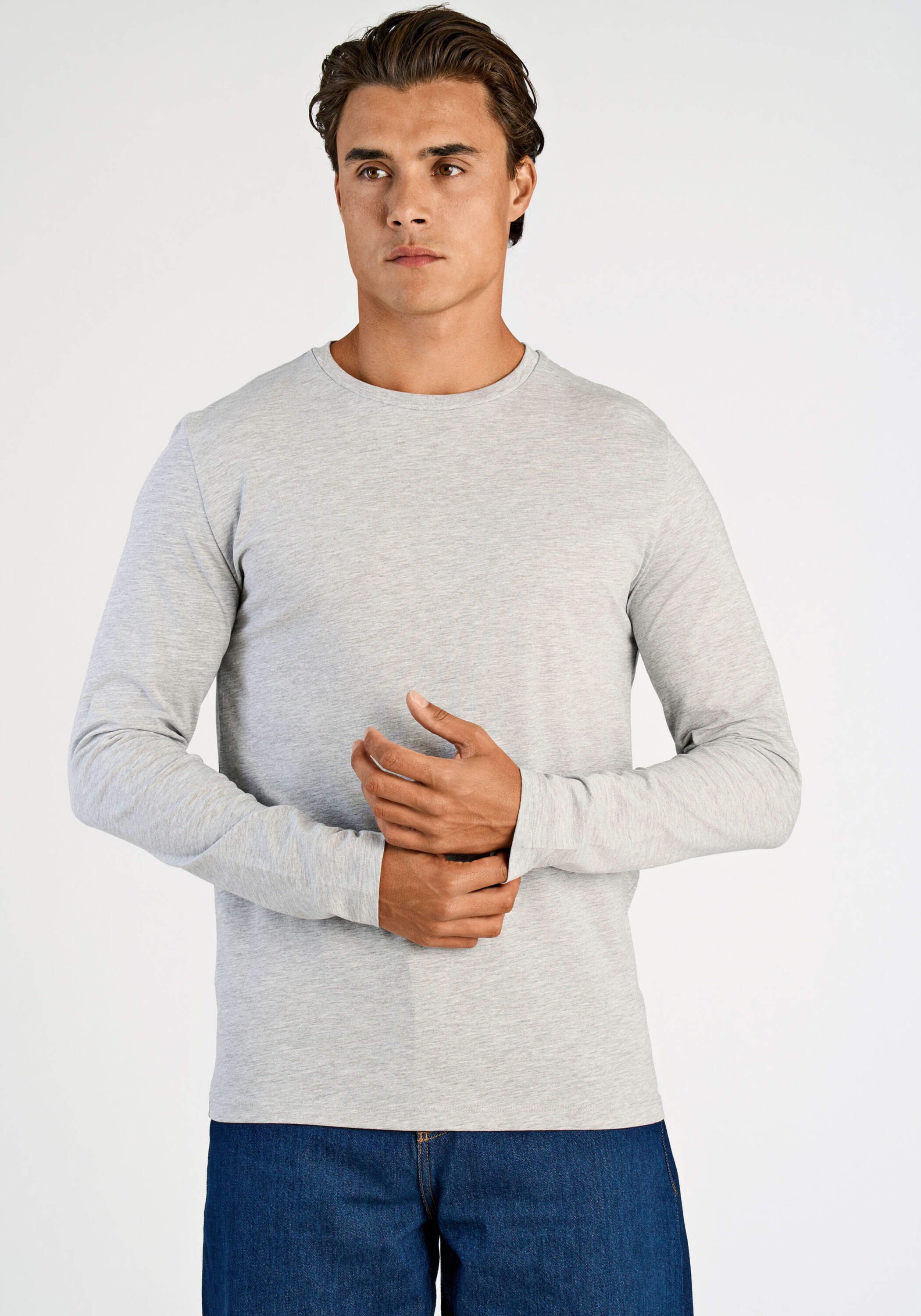 LINDBERGH Langarmshirt T-Shirt (Langarm) Relaxed Fit