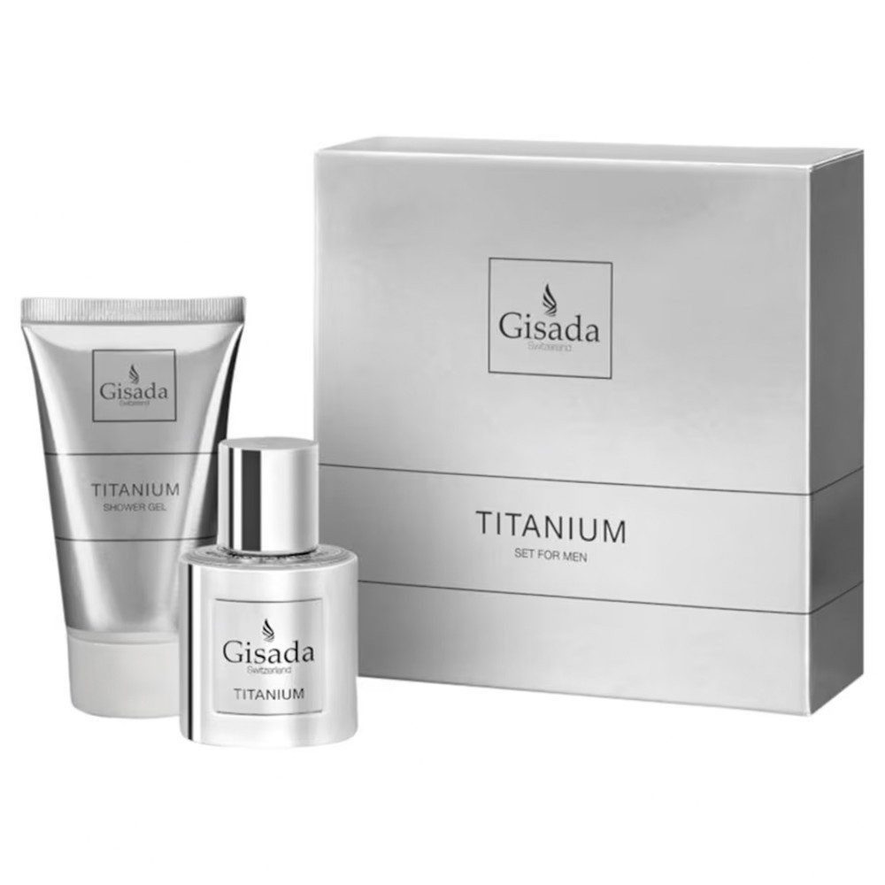 Gisada Pflege-Geschenkset Titanium Luxus-Pflegeset Limited Edition