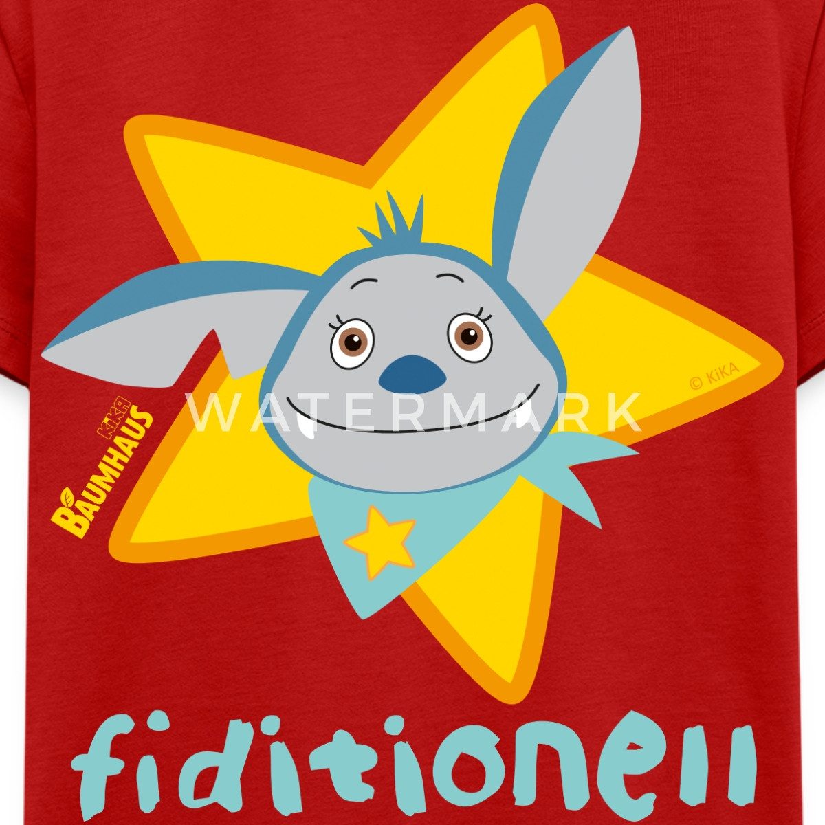 Spreadshirt T-Shirt KiKA-Baumhaus Mit Fidi Fiditionell Kinder Premium T-Shirt (1-tlg)