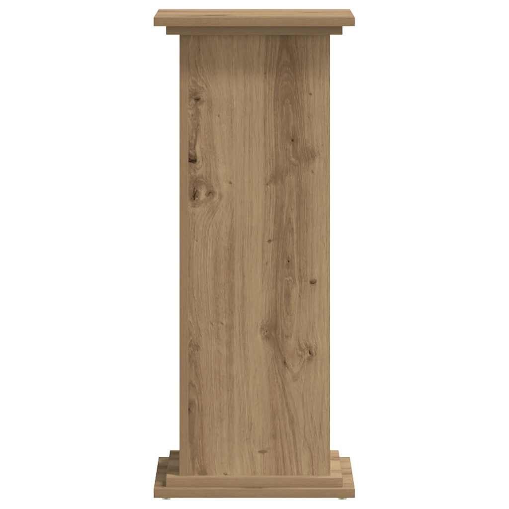 vidaXL Blumenständer Pflanzenständer Eiche 33 x 33 x 80 cm Holzwerkstoff (1 St) – Bild 5 von 5
