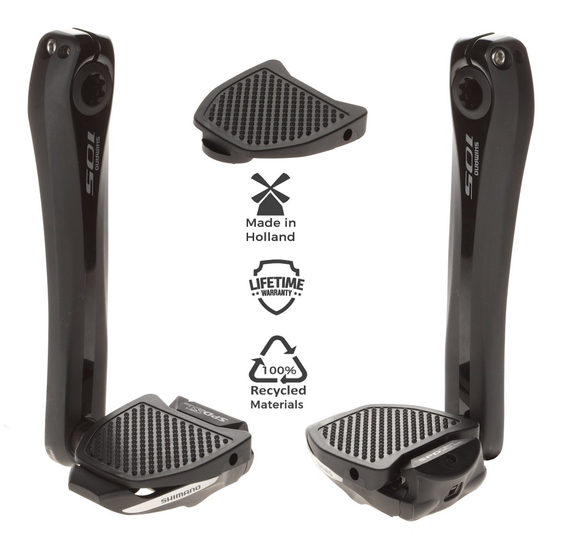 Pedal Plate Fahrradpedale PEDAL PLATE Pedaladapter f. MTB Klickpedale Shimano MTB + Look X-Track