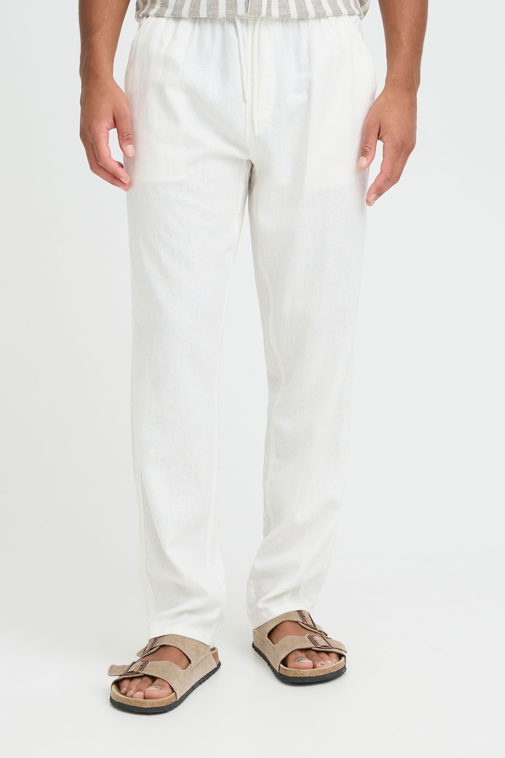 Blend Leinenhose BHLikas Stylische Chino-Leinenhose mit elastischem Bund