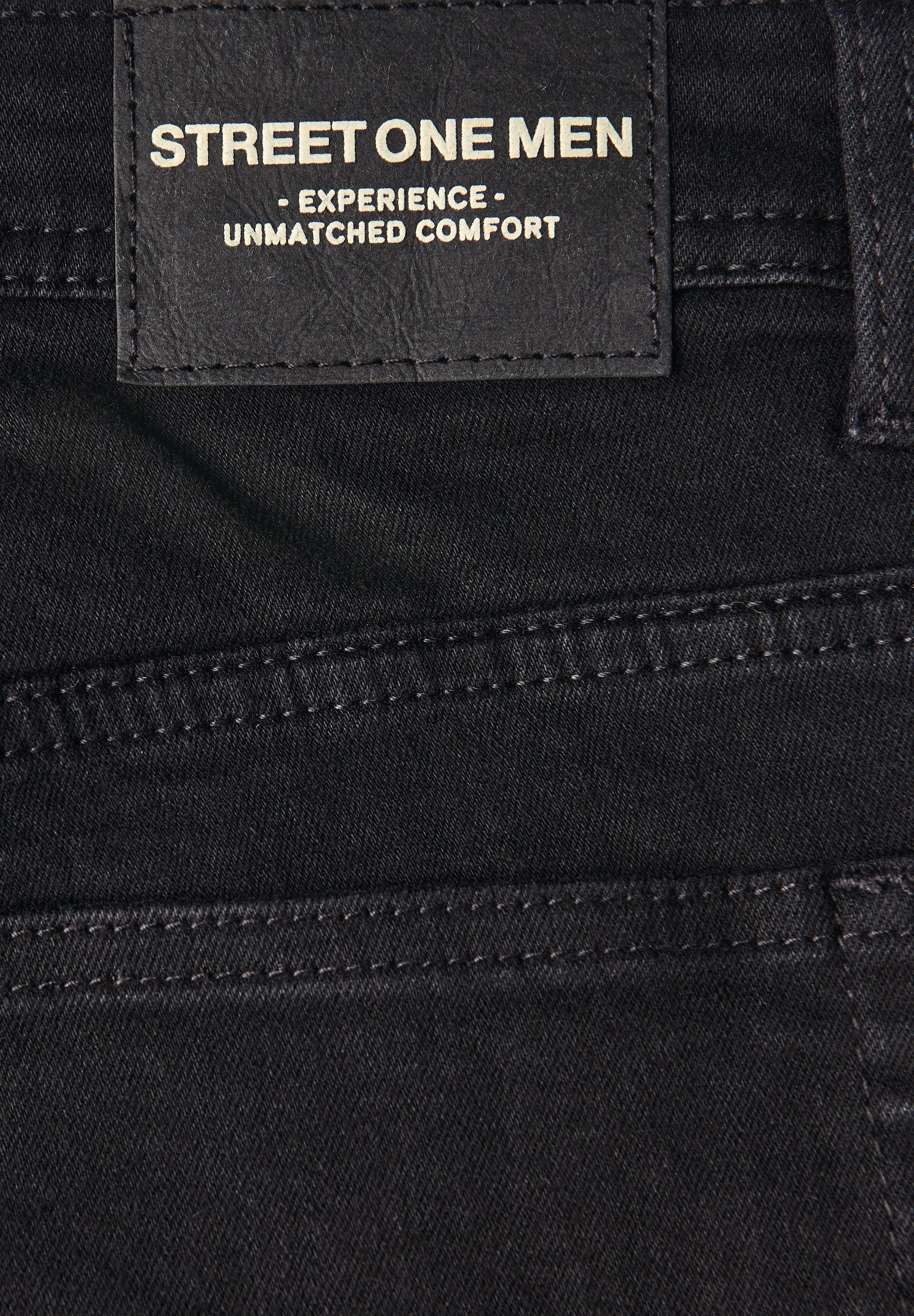 STREET ONE MEN Regular-fit-Jeans aus Baumwolle mit Stretchanteil