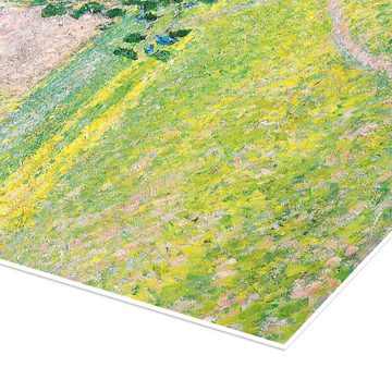 Posterlounge Poster Claude Monet, Morgendliche Landschaft, Wohnzimmer Malerei