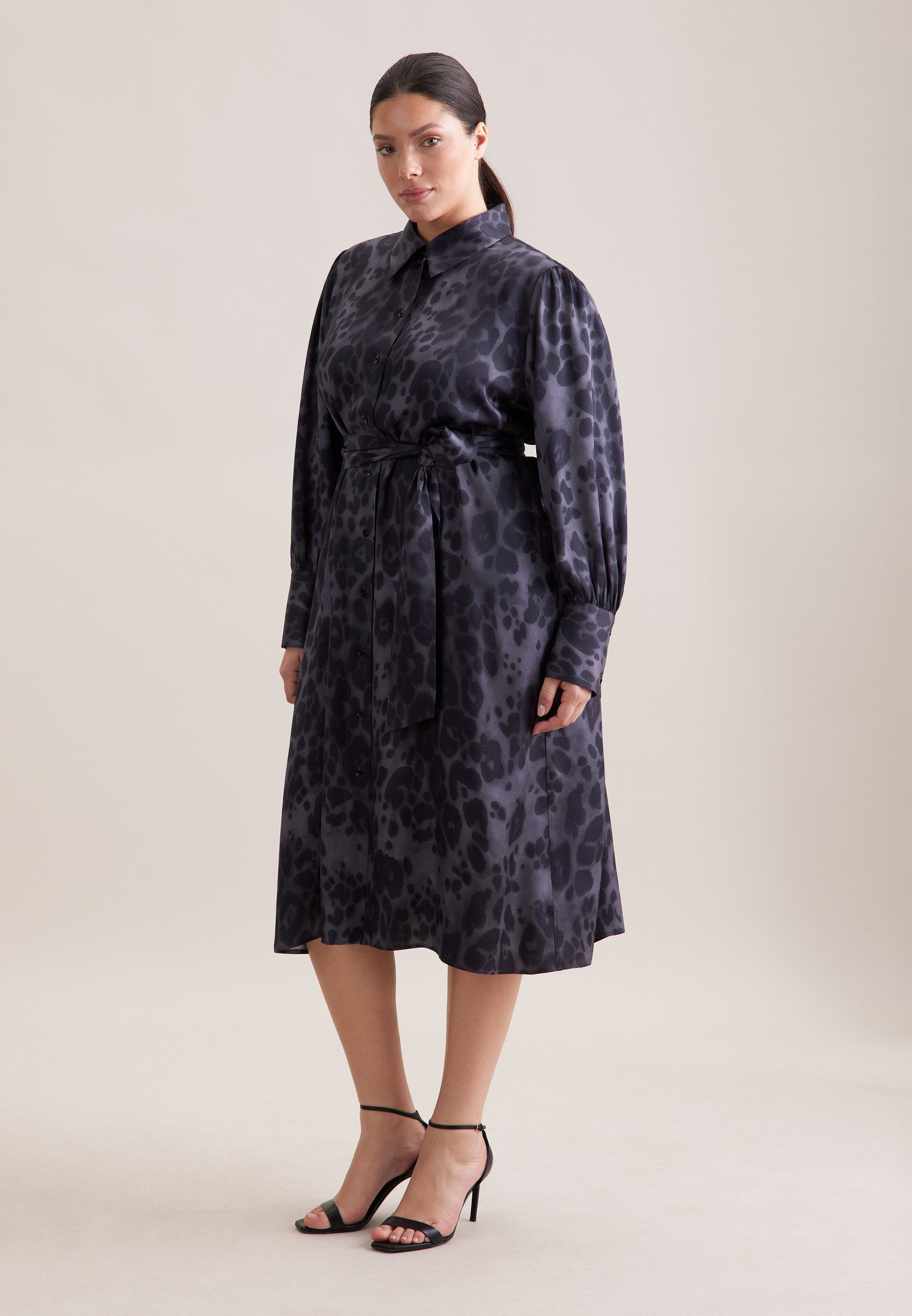 Sommerkleid Schwarze Rose