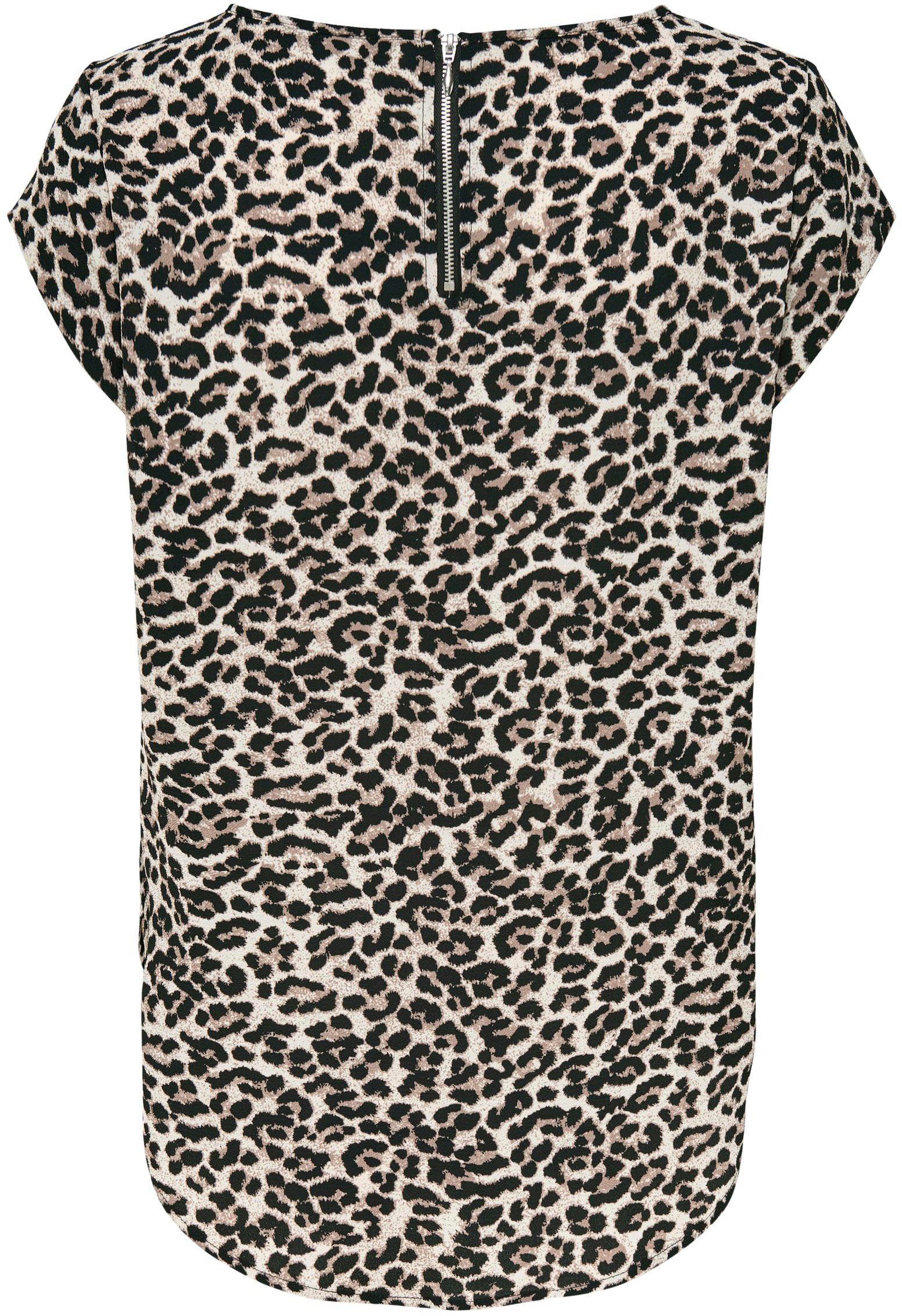 ONLY Shirtbluse ONLVIC S/S AOP TOP NOOS PTM mit Allover Druck