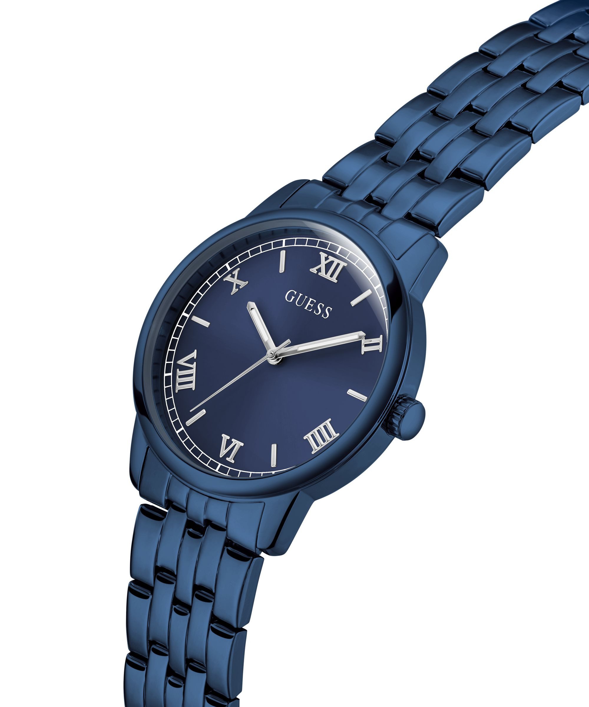 Guess Quarzuhr CHANDLER GW1053G7, Armbanduhr, Herrenuhr, Edelstahlarmband, analog