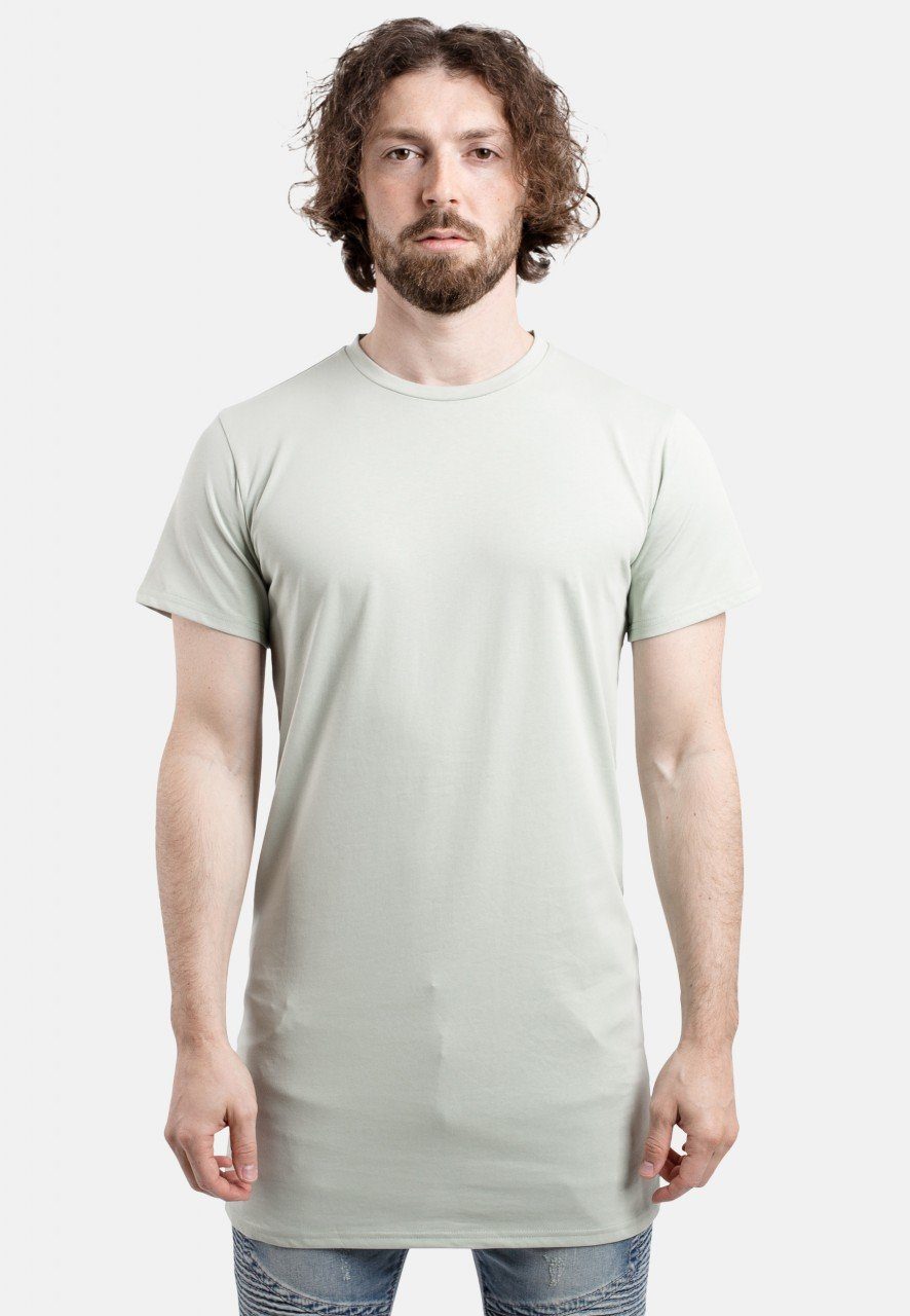Under T-Shirt Blackskies Longshirt Salbeigrün Medium T-Shirt