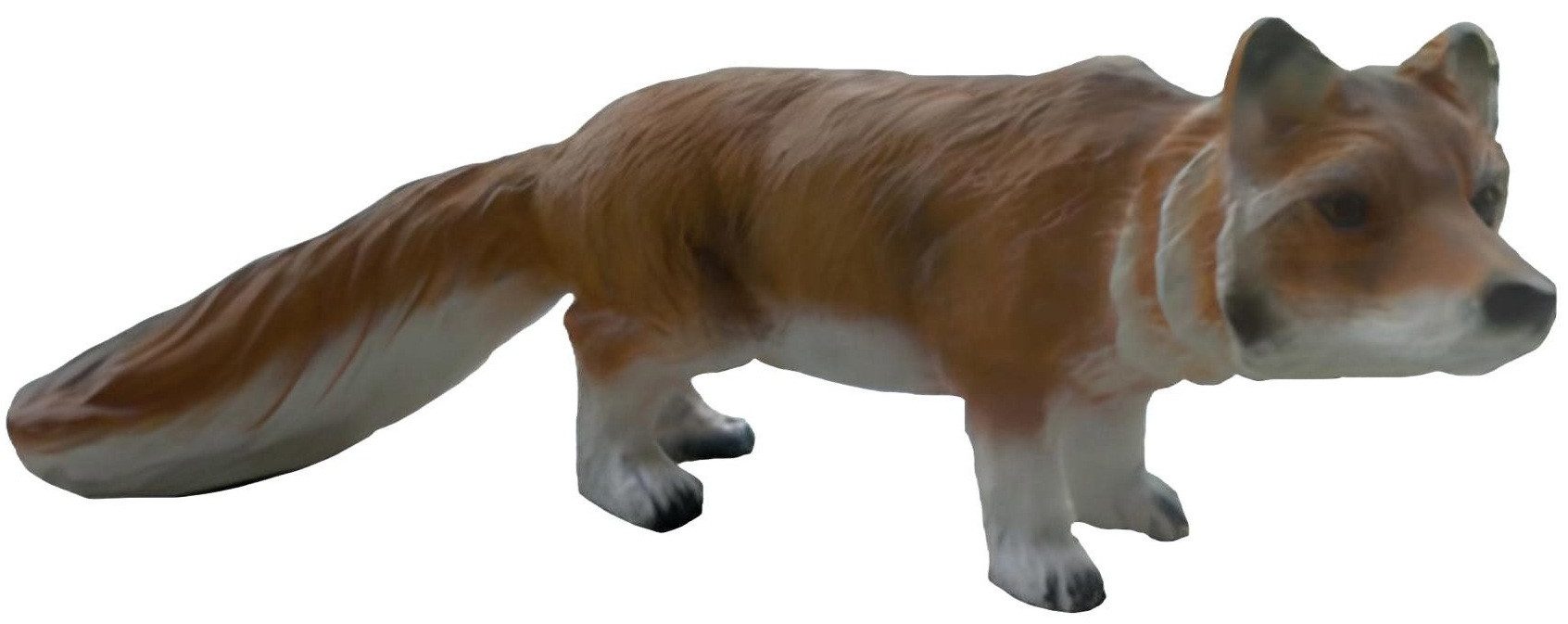 Xlmoebel Dekofigur Garten-Deko aus Kunststoff: Handbemalte Fuchs-Figur Statue, 35 cm groß (Skulptur A179-35 cm), Hergestellt in Europa