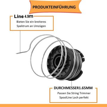 MAGICSHE Rasentrimmer-Ersatzspule Fadenspulen für BOSCH Art 23 26 28, F016800569/F16800385, 4,90 m Fadenlänge, (6-St)