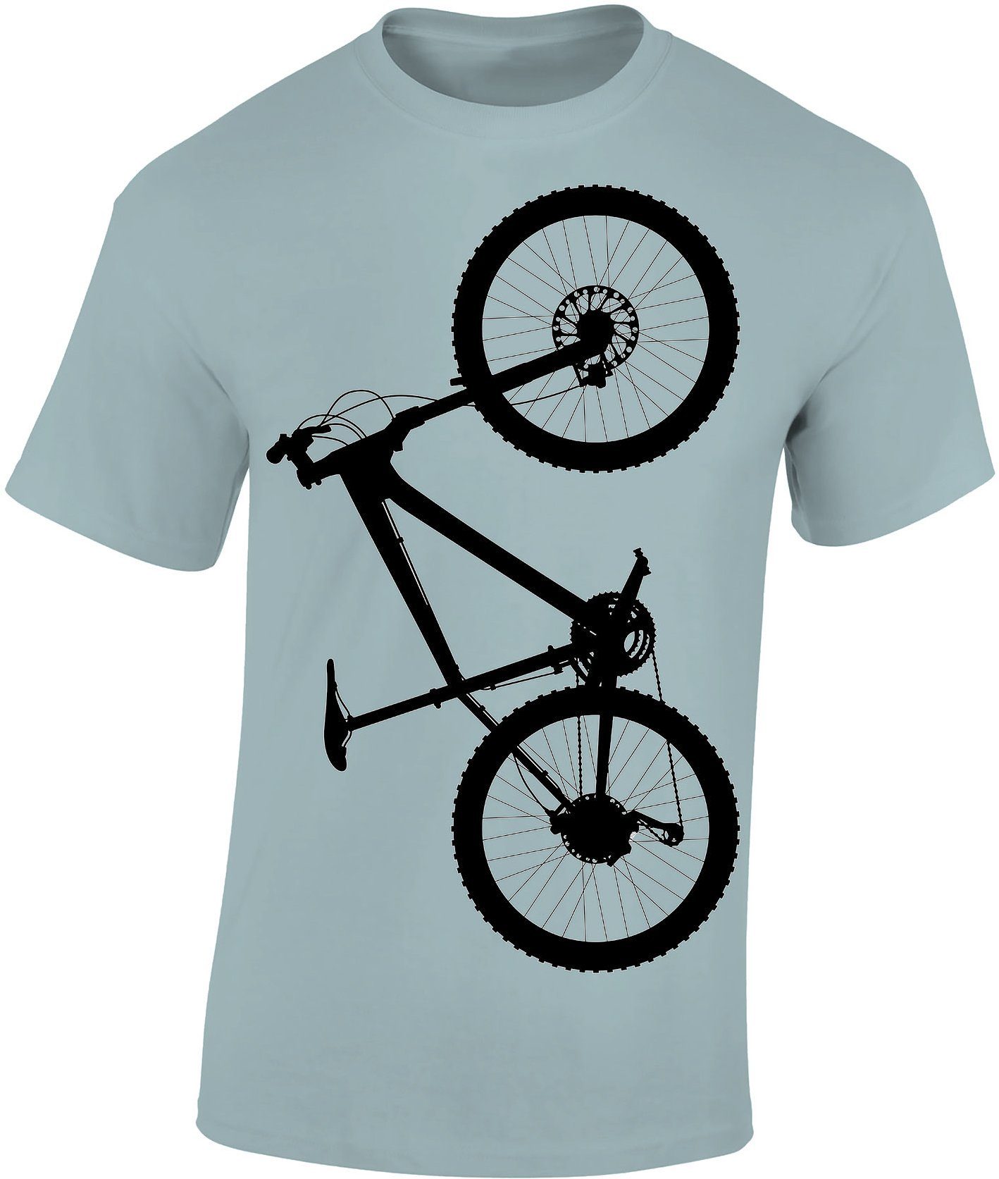 Baddery Print-Shirt Fahrrad T-Shirt: "MTB Hardtail", günstig online kaufen