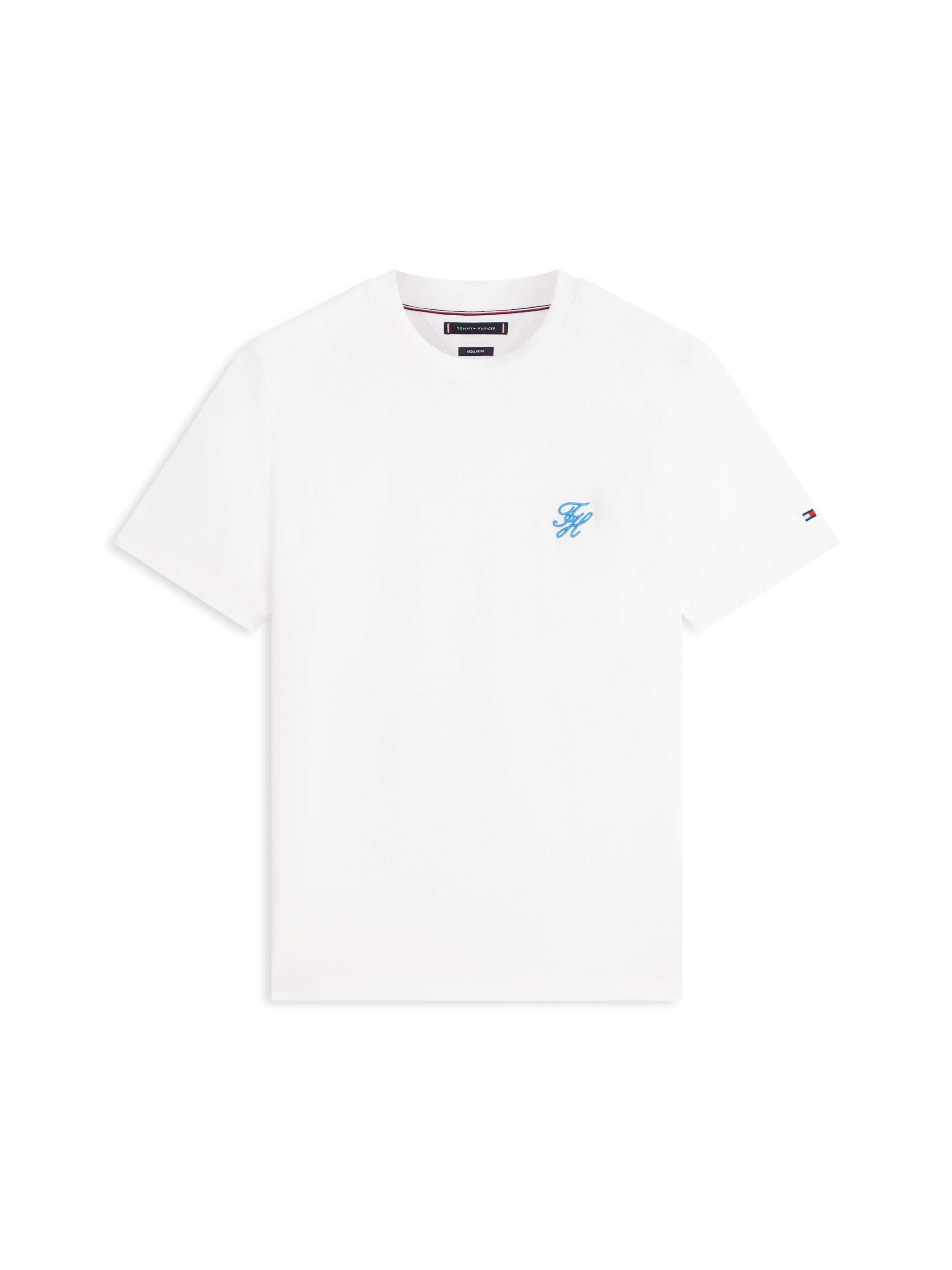 Tommy Hilfiger T-Shirt SCRIPT MONOGRAM SWIMSHOP aus Jersey mit Logo-Stickerei – Bild 4 von 5
