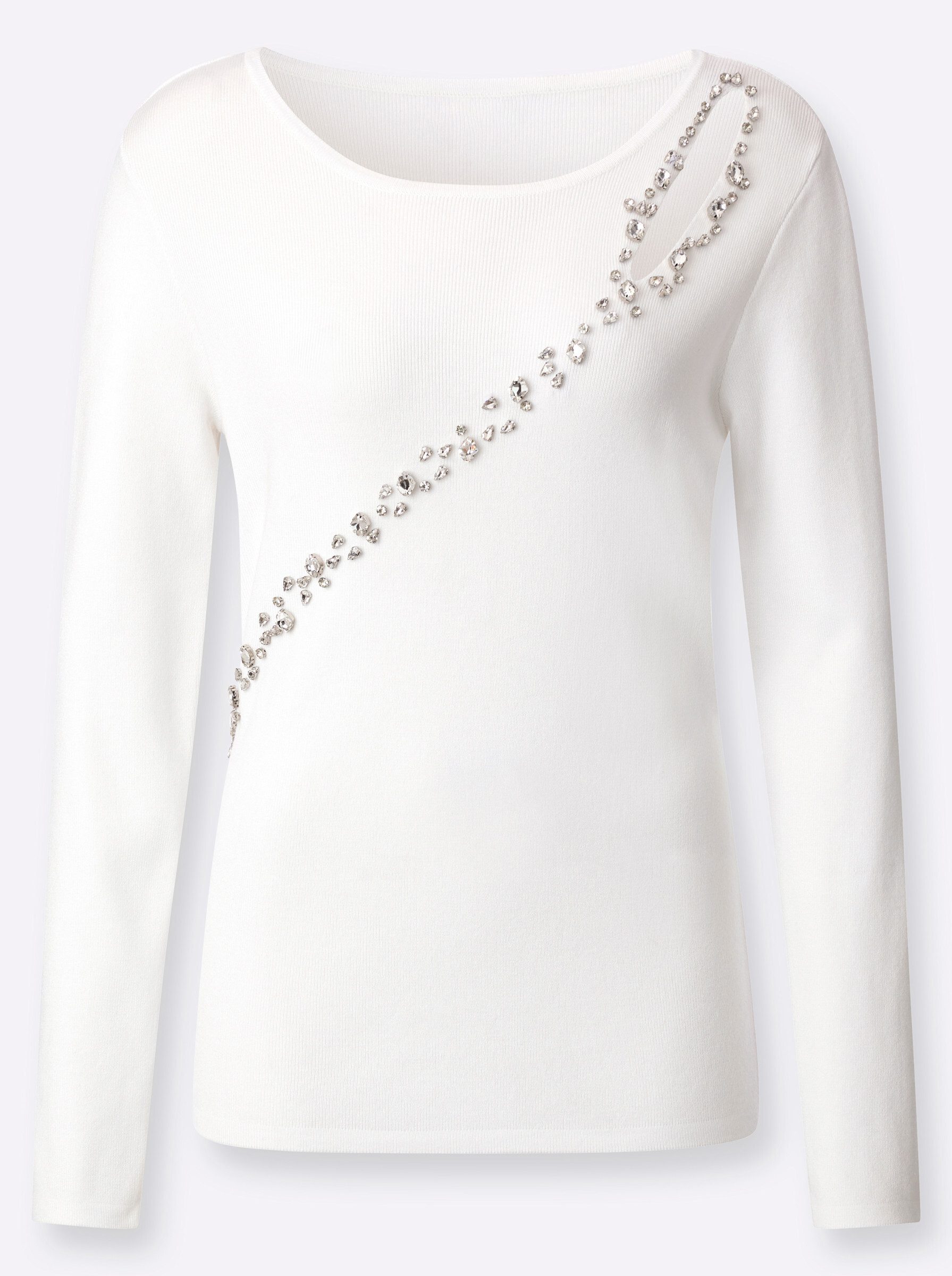 creation L Strickpullover Pullover Langarm Jersey