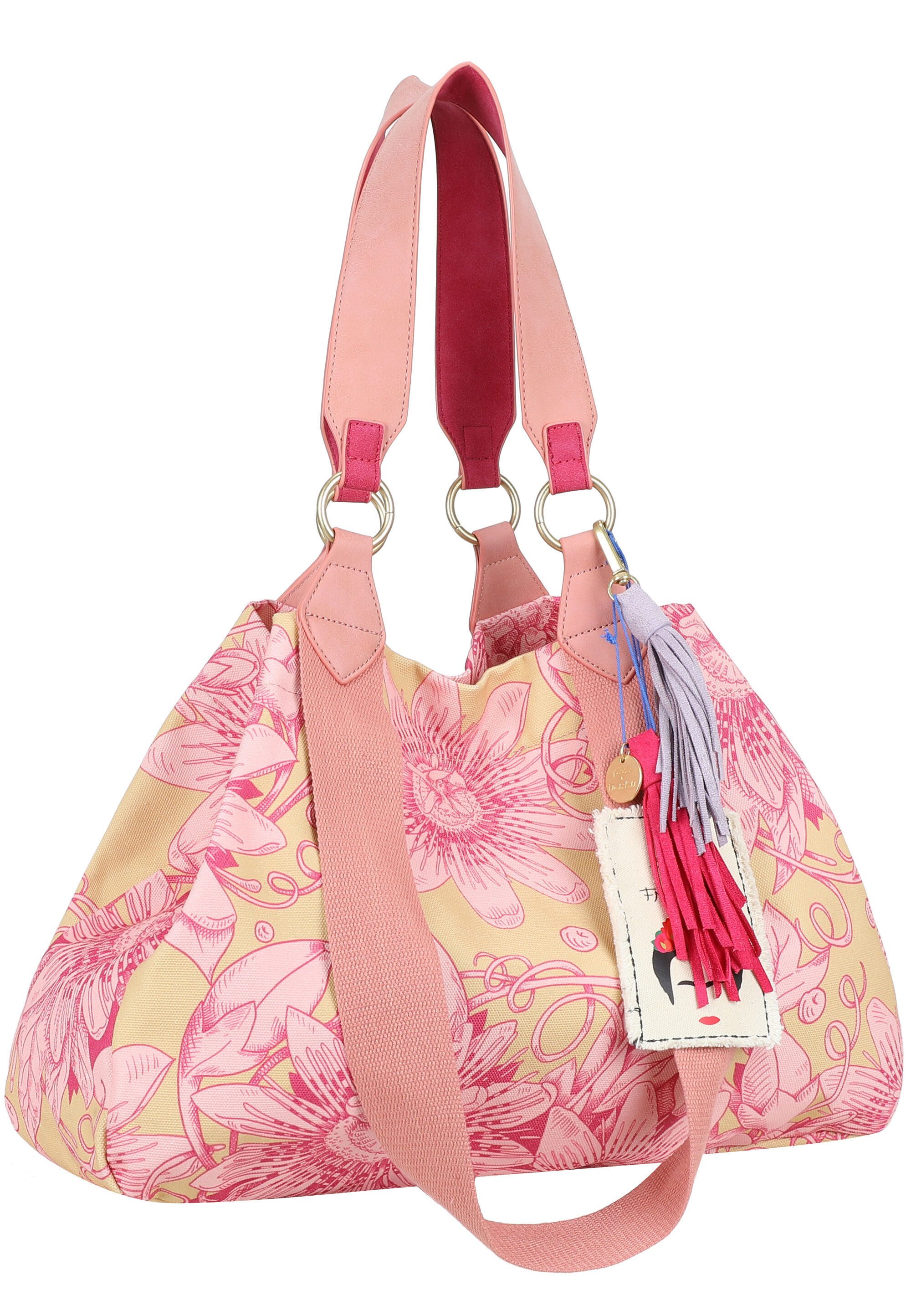 Fritzi aus Preußen Shopper Fritzi x Frida Kahlo, mit Blumenprint – Bild 4 von 5