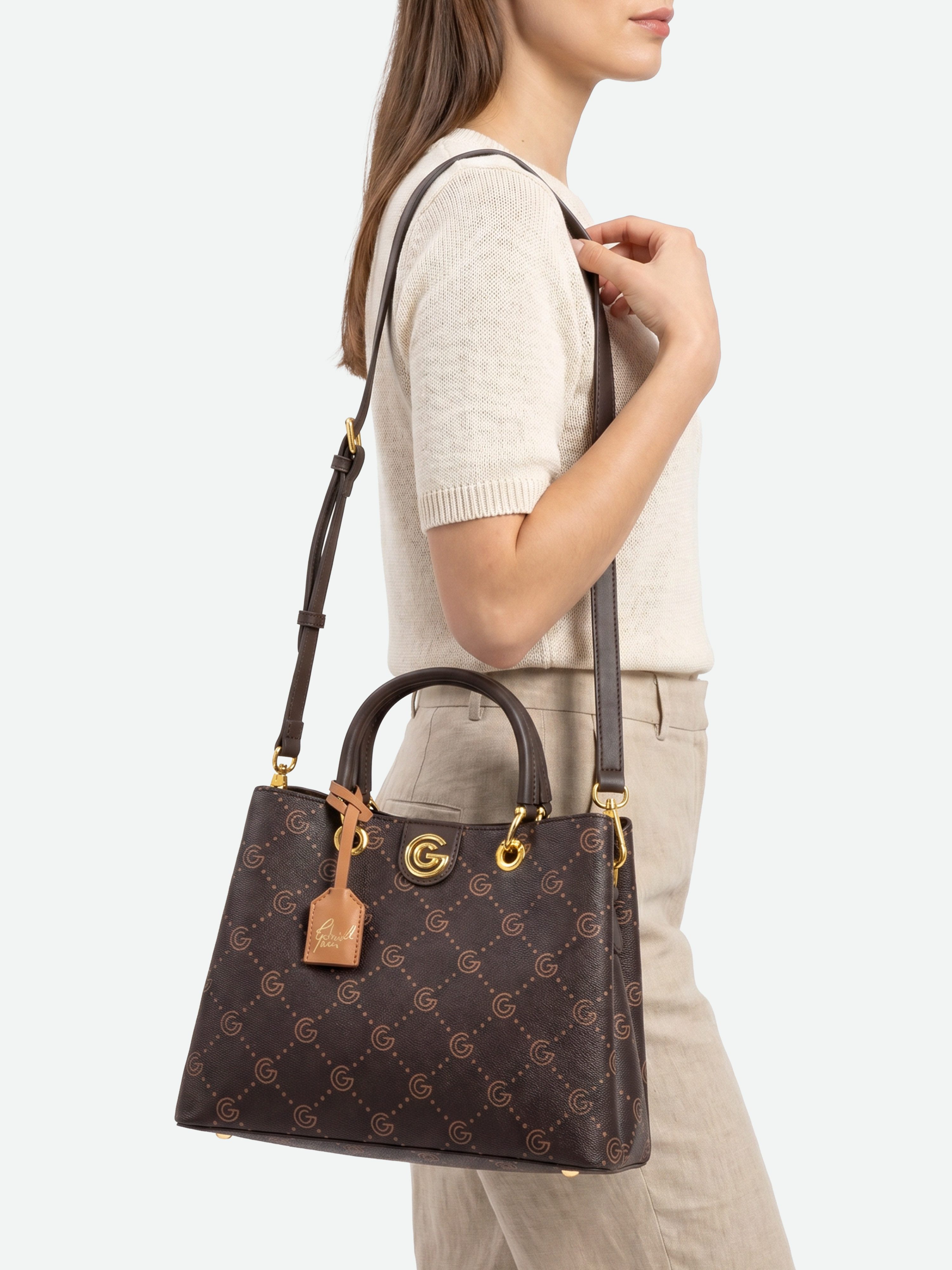 GABRIELLA G By Gabriella Gucci Handtasche SOPHIE, Damen Umhängetasche, Handtasche, Tragetasche mit doppelten Tragegriff