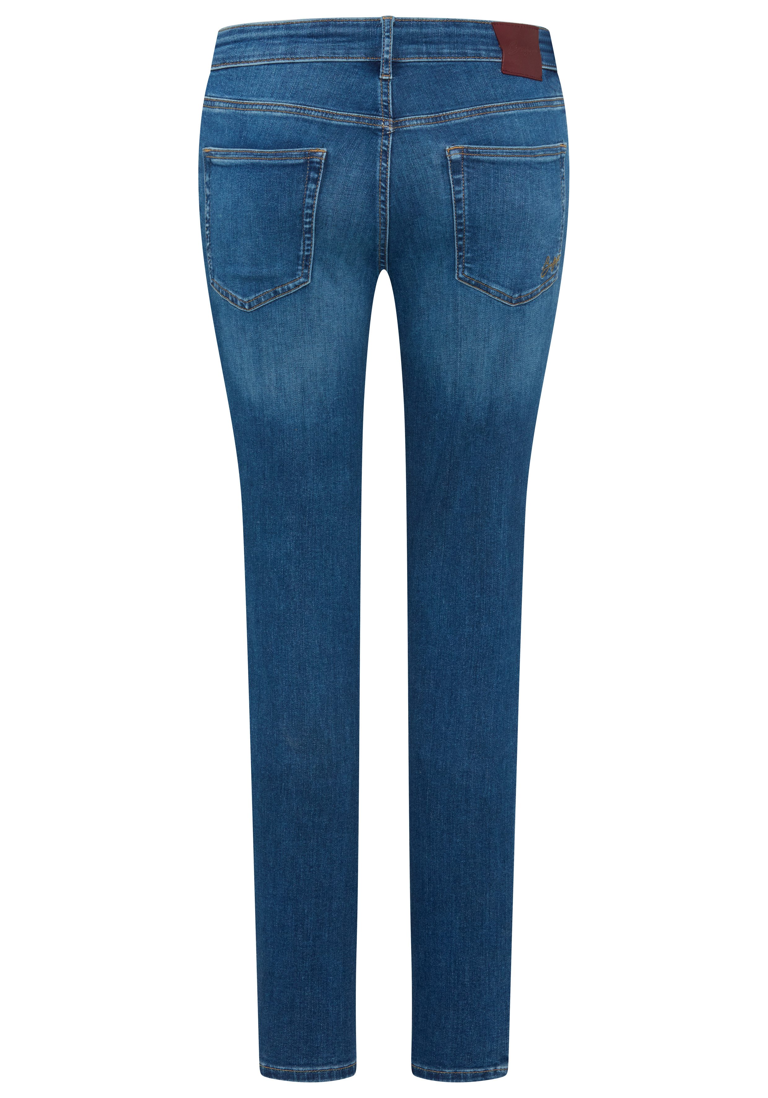BOSS ORANGE Slim-fit-Jeans JACKIE MR 10.0 Premium Damenmode mit mittlerem Bund, Power-Stretch-Denim