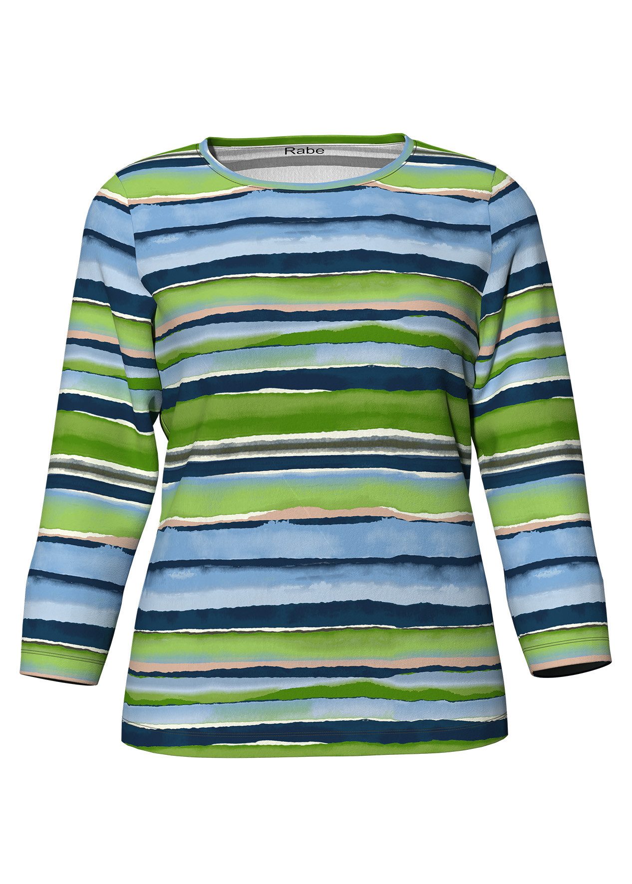 Rabe 3/4-Arm-Shirt im Streifen-Look günstig online kaufen