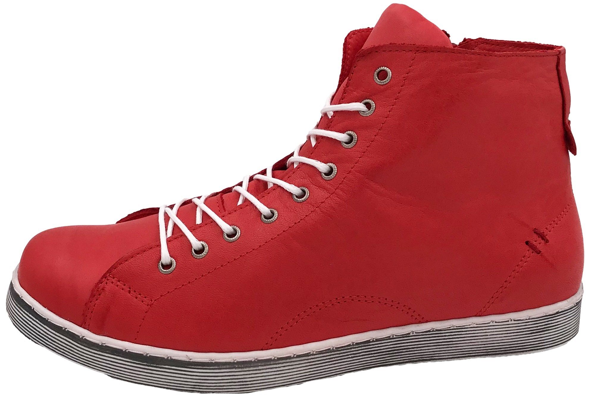 Andrea Conti Damen Leder Sneakerboots