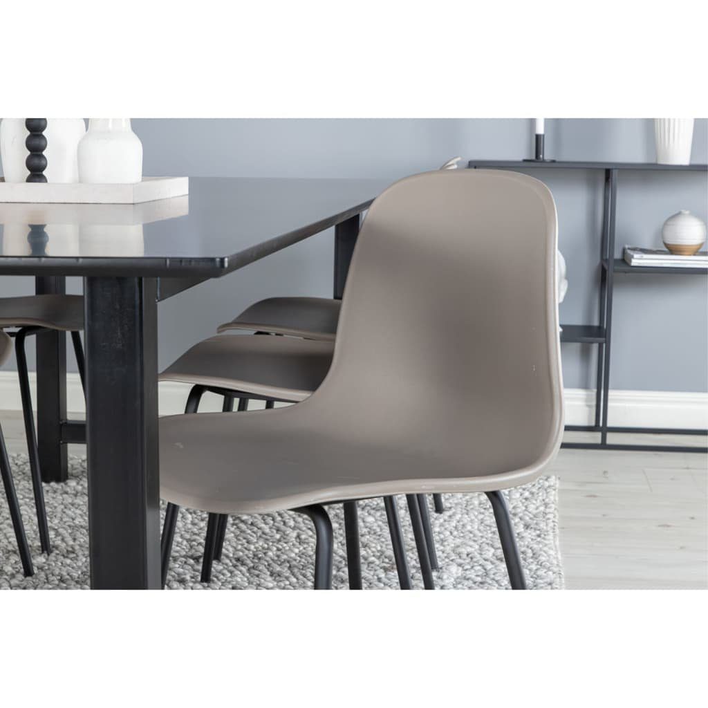 Home Esszimmerstühle (2 Stk. Braun Schwarz Arctic Braun Esszimmerstuhl St) & 2 Khaki Venture | Kunststoff